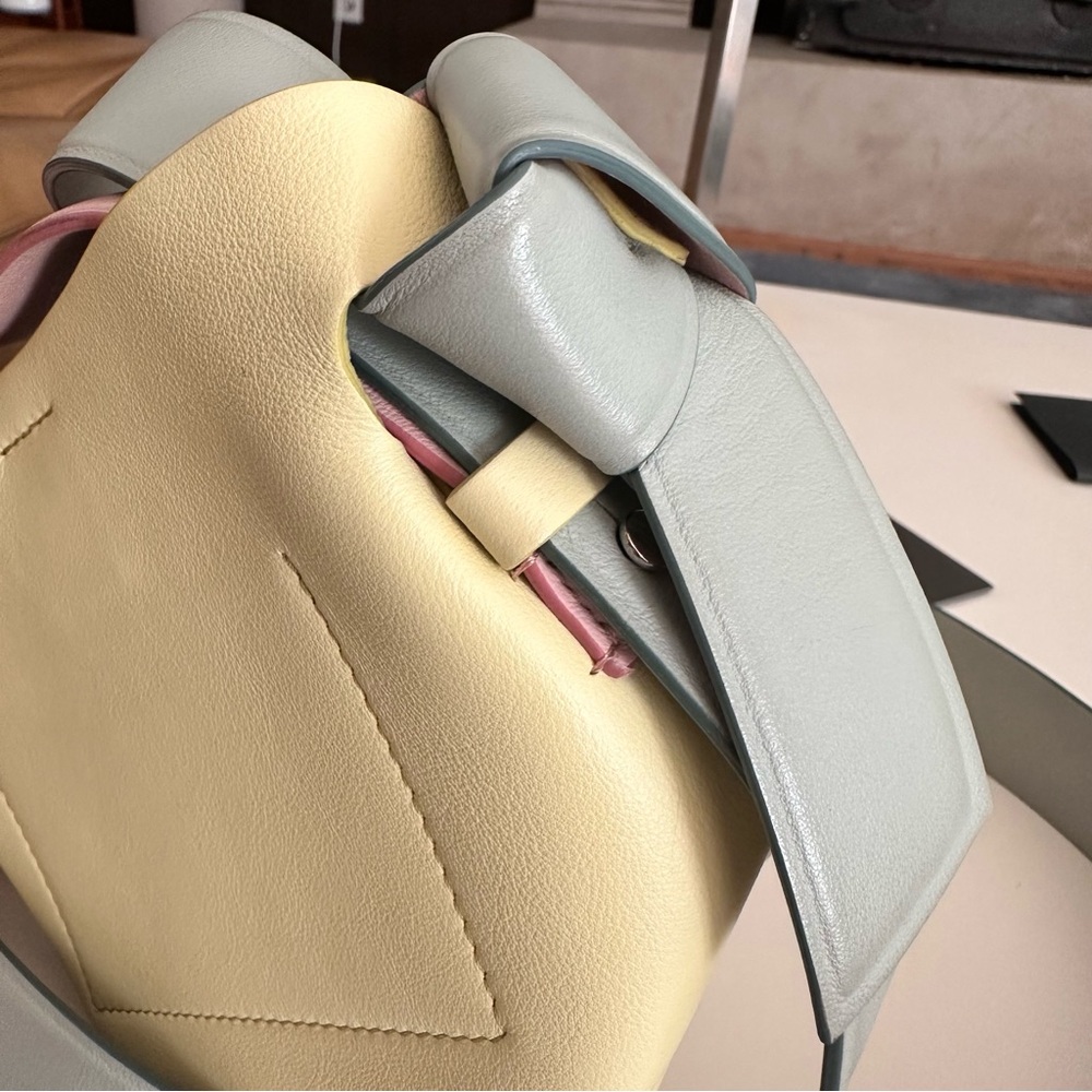 Acne Studios Musubi Yellow Leather Mini bag - Picture 6 of 7